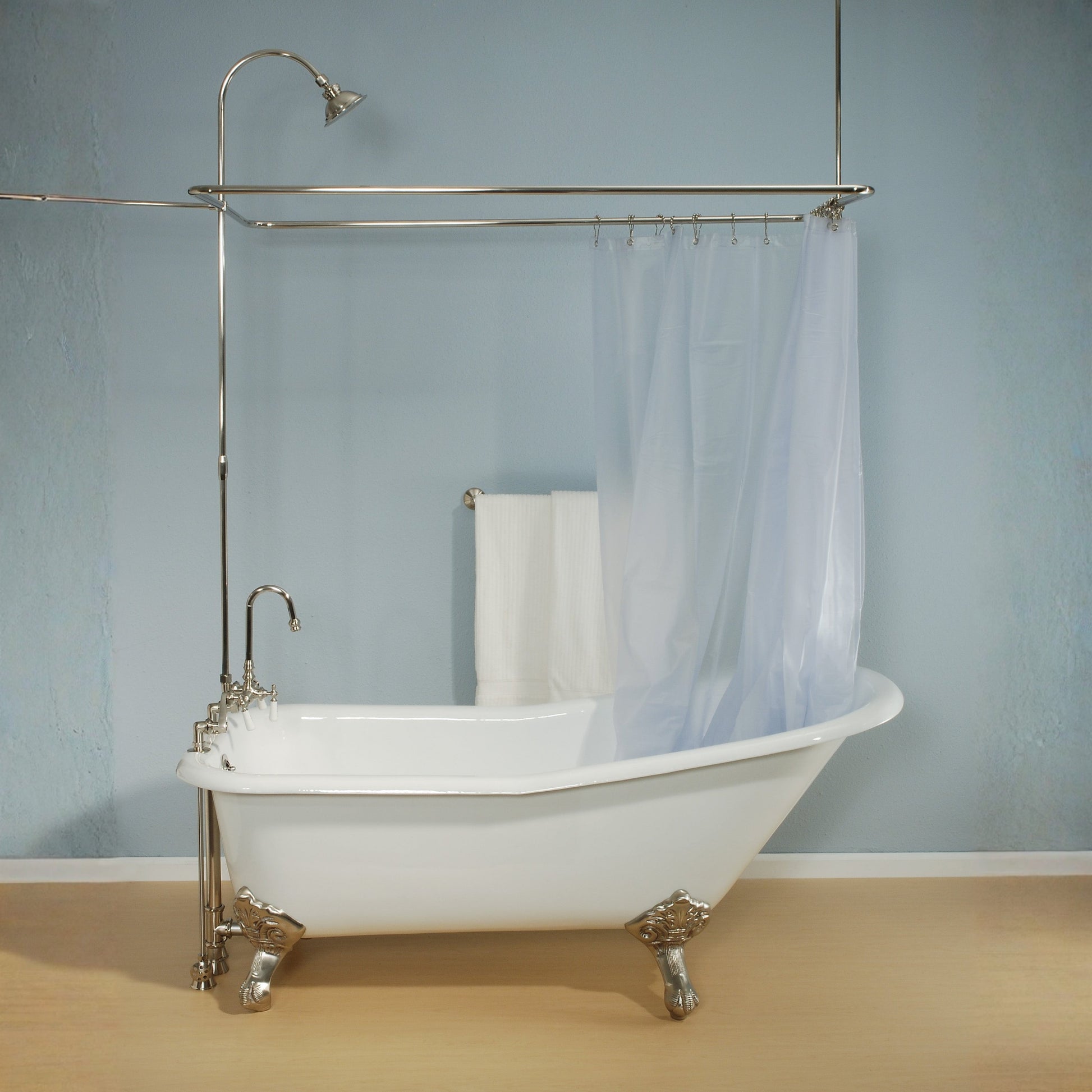 Deck Mount Tub Enclosure Shower System P0729 | Strom Living - Showers