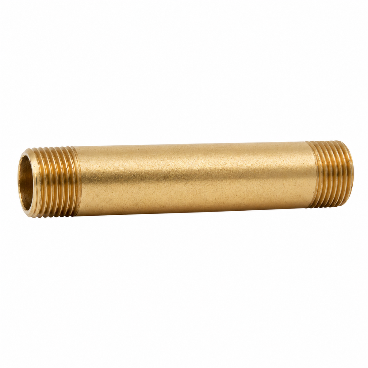 IPS Nipple 4" x 1/2" P0749 | Strom Living Raw Brass - Plumbing Parts