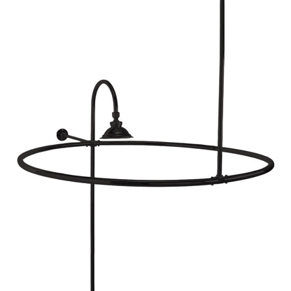 Strom Living Enclosure with 32" Round Shower Ring and 12" Wall Brace