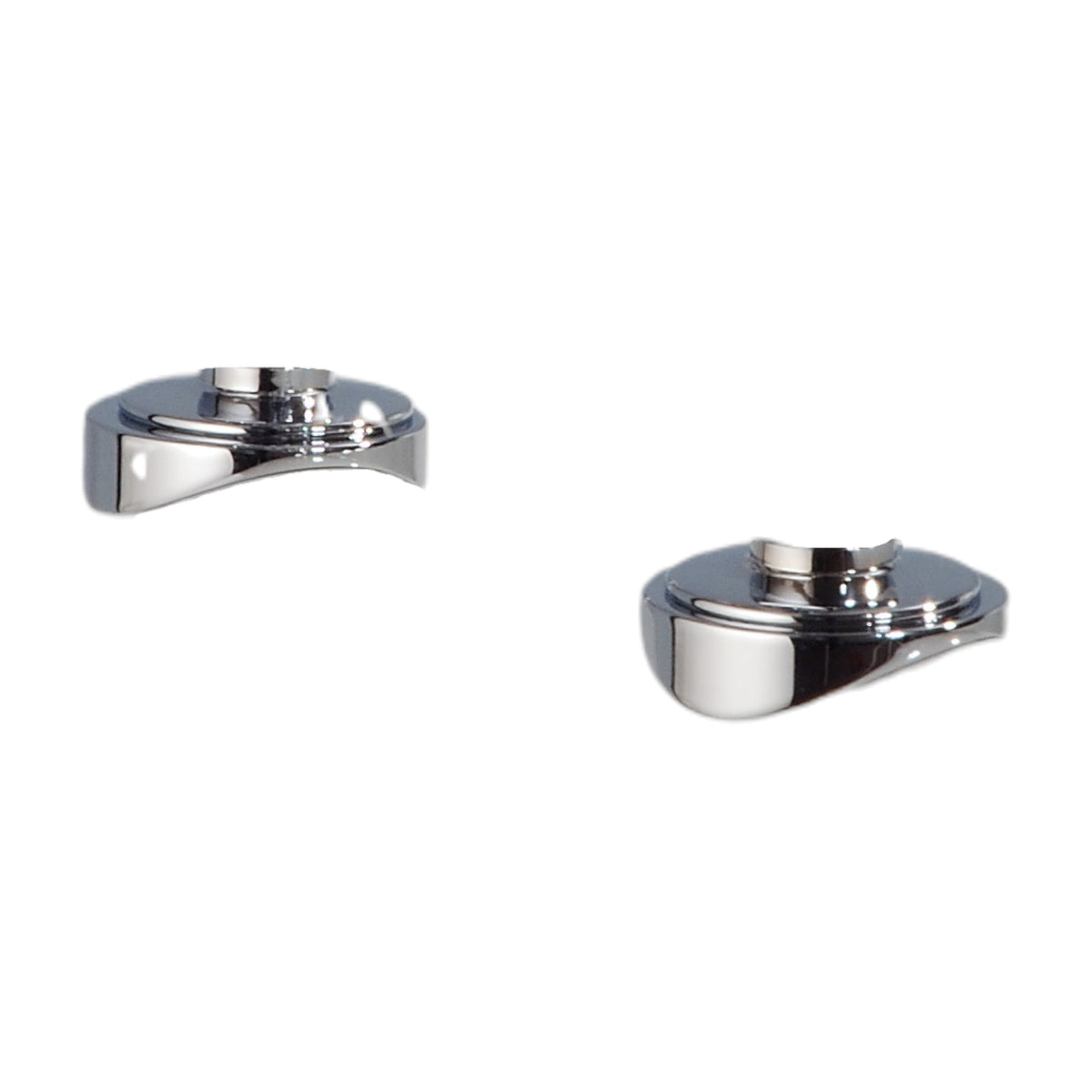 Roll Rim Tub Adapter Set, Solid Brass P0763 | Strom Living Chrome - Plumbing Parts