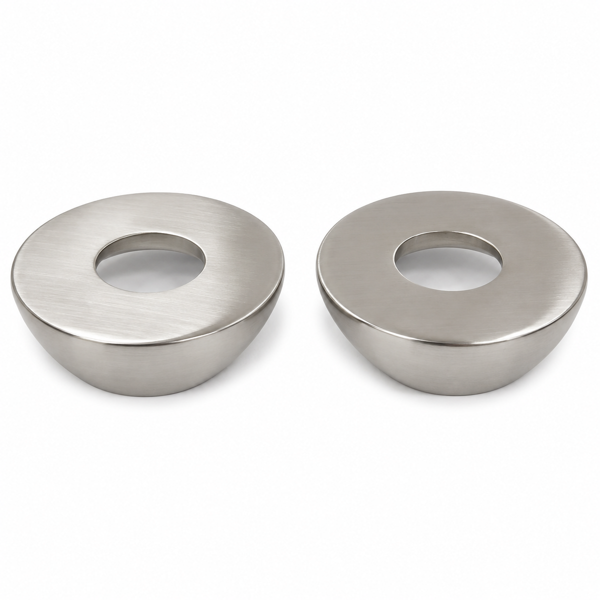 Roll Rim Tub Adapter Set, Solid Brass P0763 | Strom Living Matte Nickel - Plumbing Parts