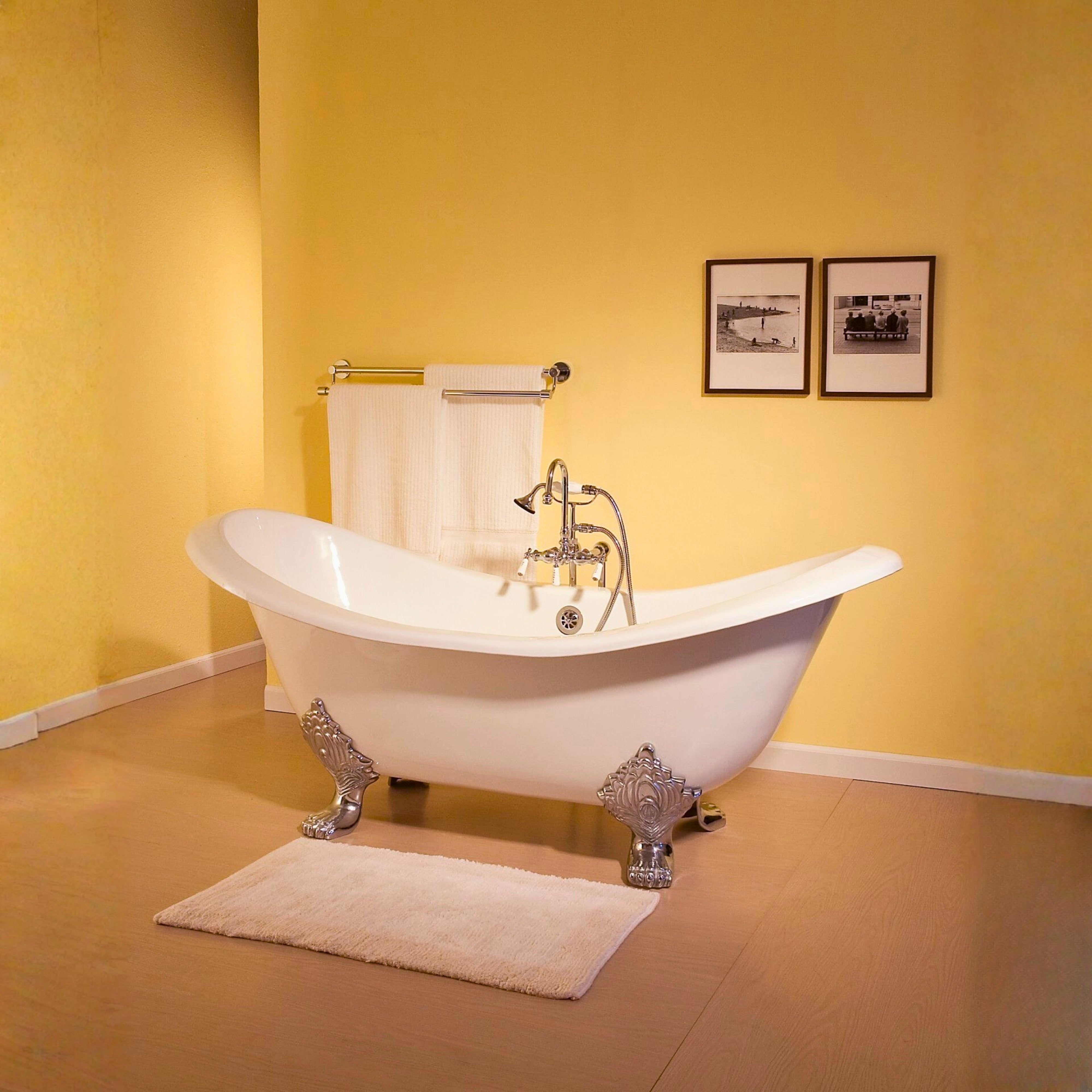 Tub Mount Gooseneck Faucet with Handheld P0402 | Strom Living - Tub Fillers