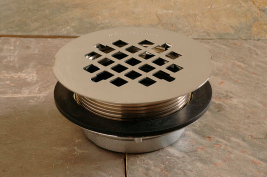 Strom Living Shower Pan Drain with 4 1/4" Flange