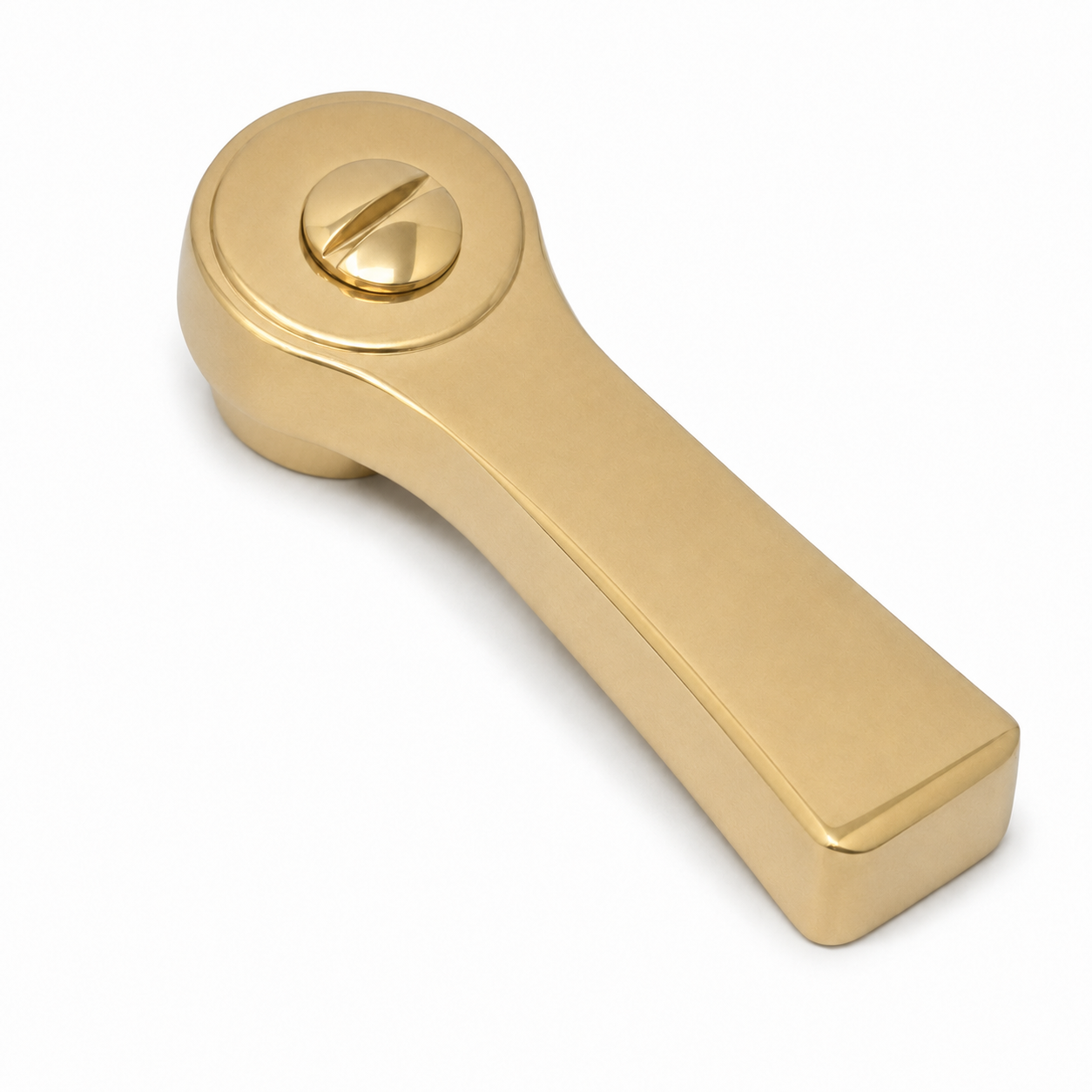 Strom Living P0782 Deco Lever Handle Pair Raw Brass Diverter Handle - Faucet Parts