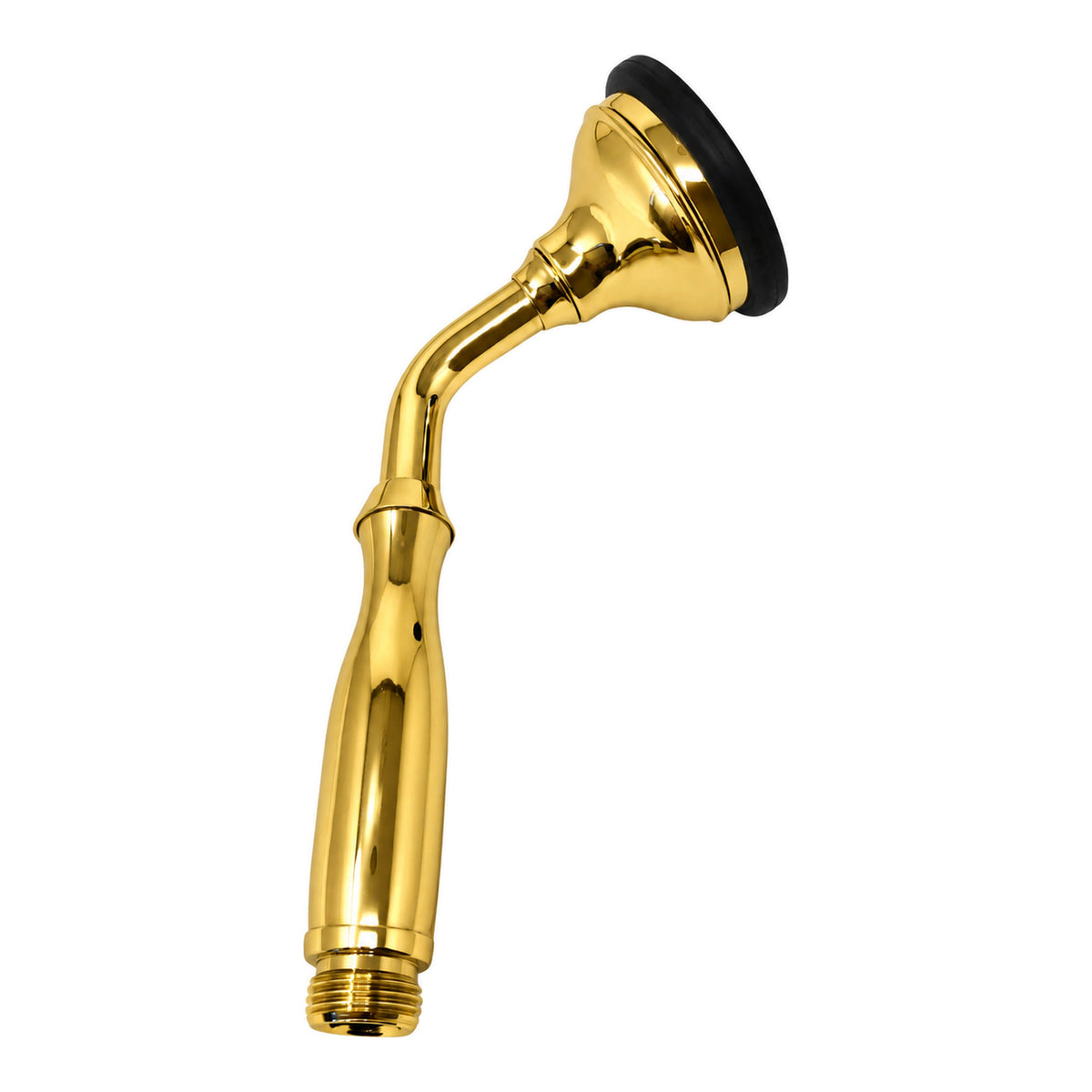 Strom Living All-Metal Handheld Shower with Hose and Vacuum Breaker in Supercoat Brass / Polished Brass