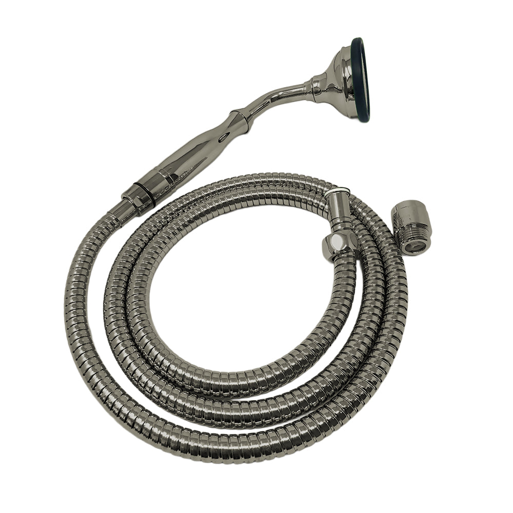 Strom Living All-Metal Handheld Shower with Hose and Vacuum Breaker