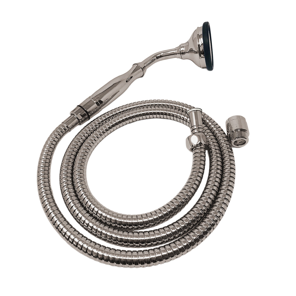Strom Living All-Metal Handheld Shower with Hose and Vacuum Breaker