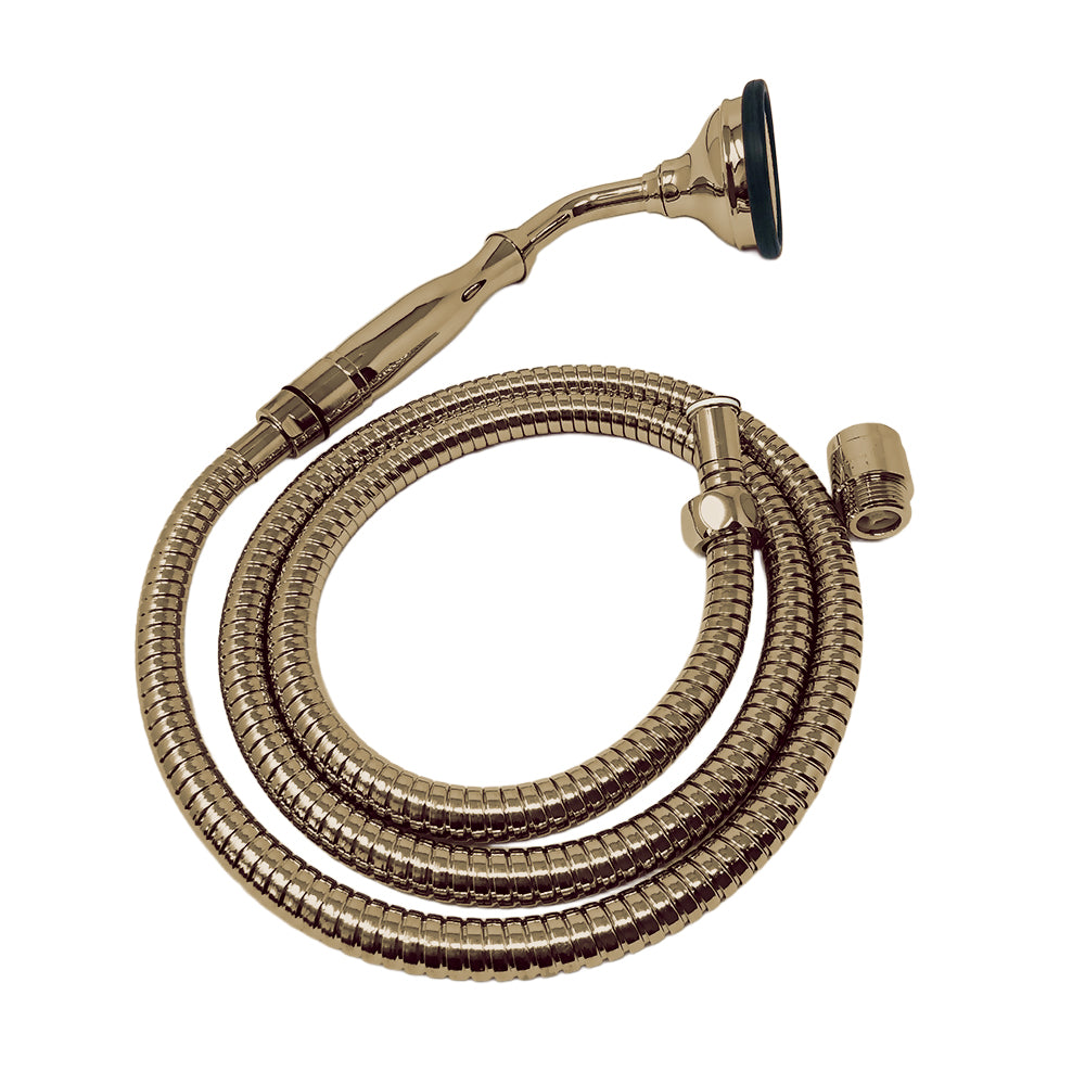 Strom Living All-Metal Handheld Shower with Hose and Vacuum Breaker
