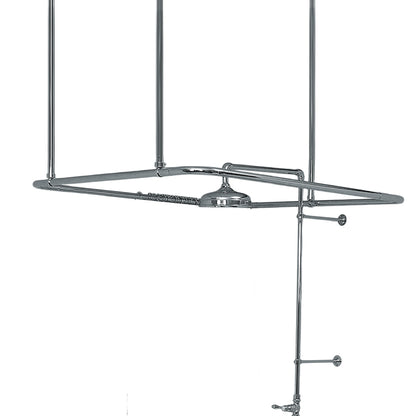 Strom Living Enclosure with 42" Square Shower Set, 1" Tube, and 36" Ceiling Brace