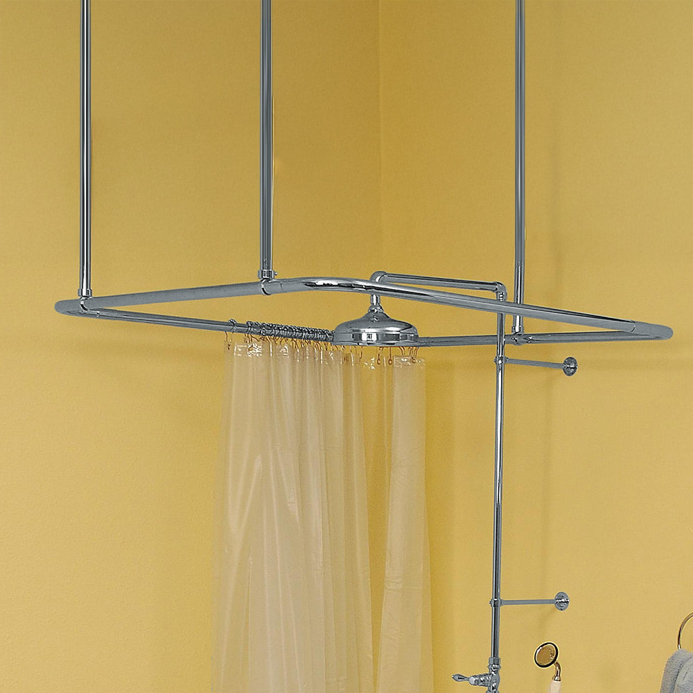 Strom Living Enclosure with 42" Square Shower Set, 1" Tube, and 36" Ceiling Brace