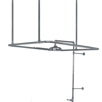 Strom Living Enclosure with 42" Square Shower Set, 1" Tube, and 36" Ceiling Brace