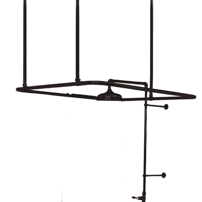Strom Living Enclosure with 42" Square Shower Set, 1" Tube, and 36" Ceiling Brace