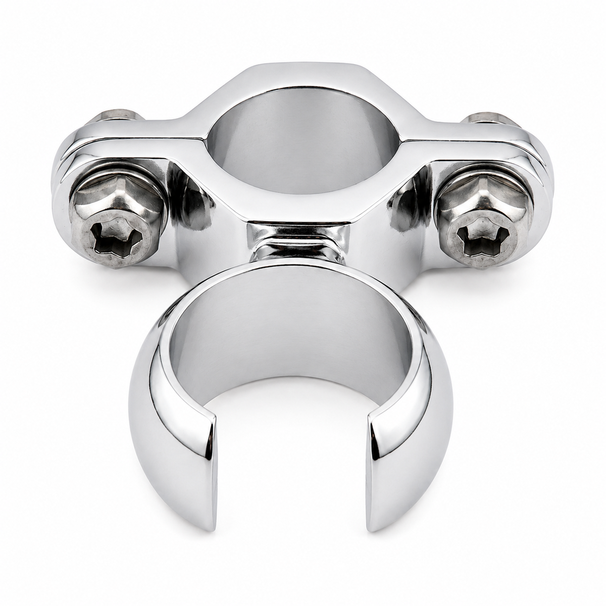 Strom Living Riser Bracket for Handheld Sprayer, Fits 3/4'' OD Chrome - Plumbing Parts