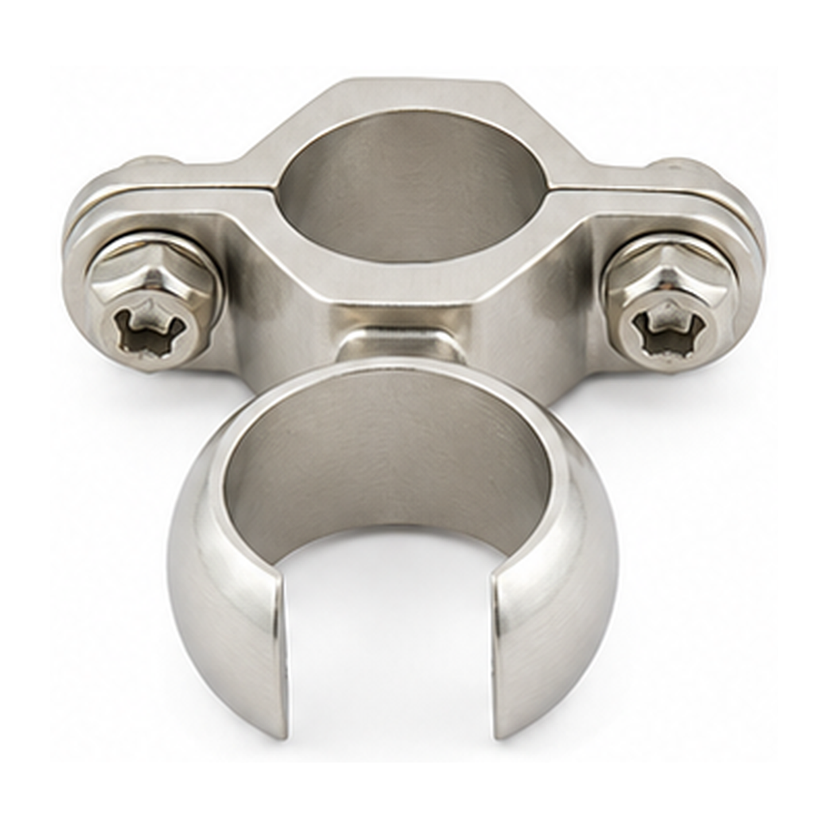 Strom Living Riser Bracket for Handheld Sprayer, Fits 3/4'' OD Matte Nickel - Plumbing Parts