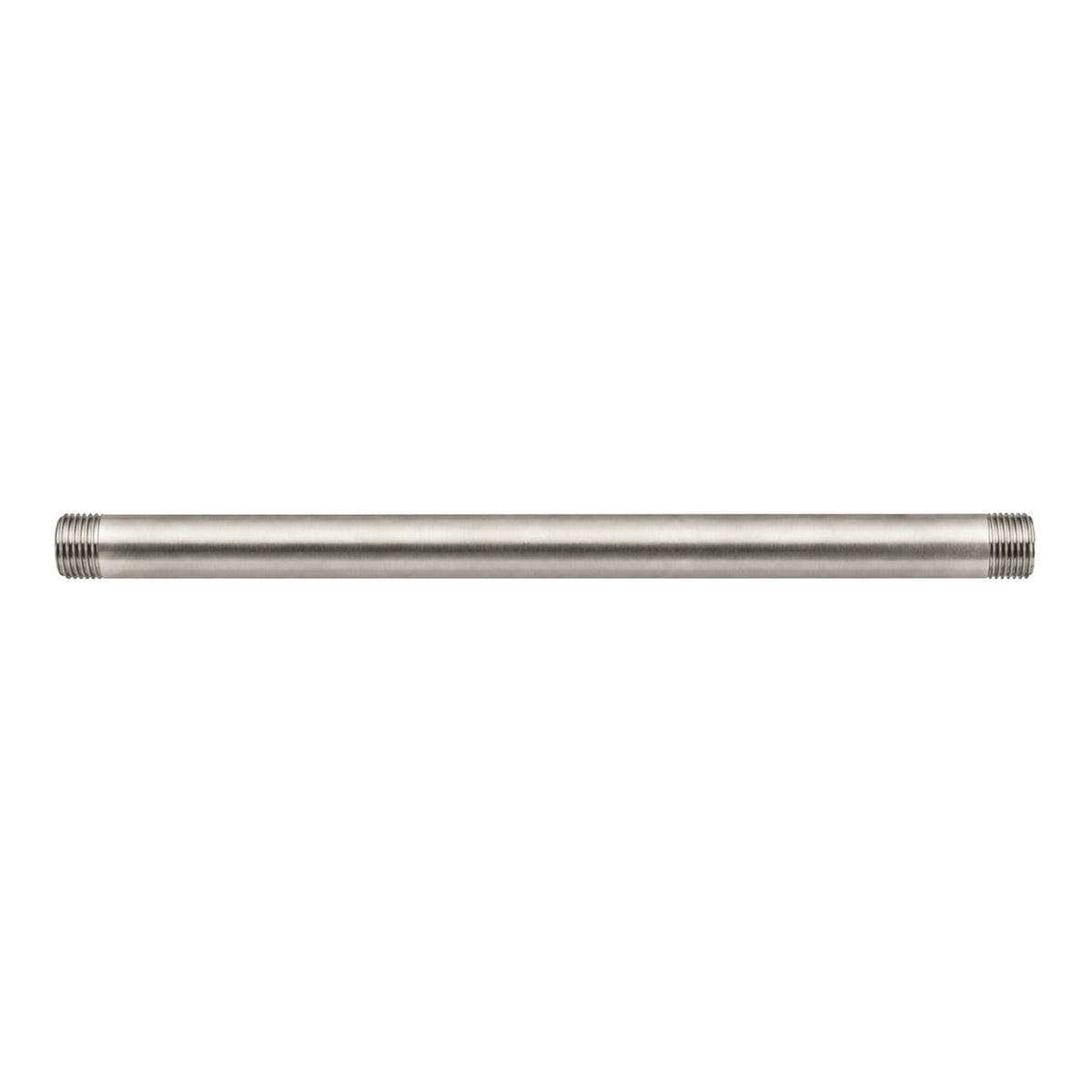 Iron Pipe Straight Nipple 12" x 1/2" P0720 in Matte Nickel