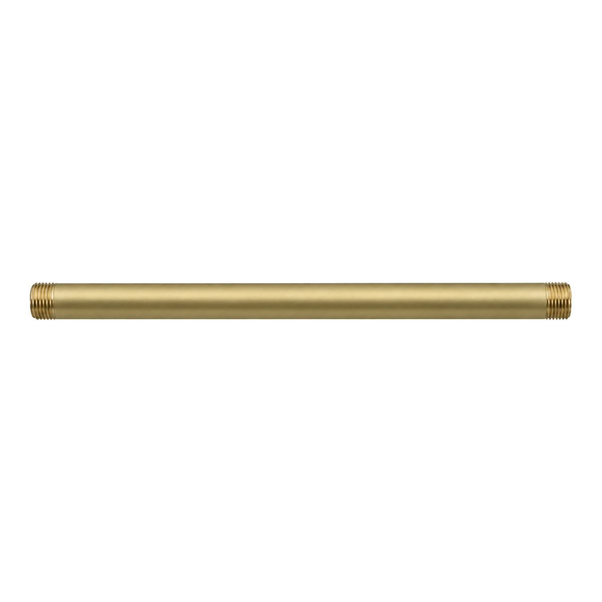 Iron Pipe Straight Nipple 12" x 1/2" P0720 in Raw Brass