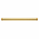 Iron Pipe Straight Nipple 16" x 1/2" P0789 | Strom Living Supercoat Brass - Plumbing Parts