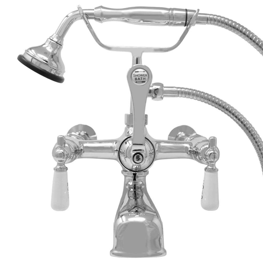 Strom Living British Telephone Lavatory Faucet with Lever Handles and 7" Centers
