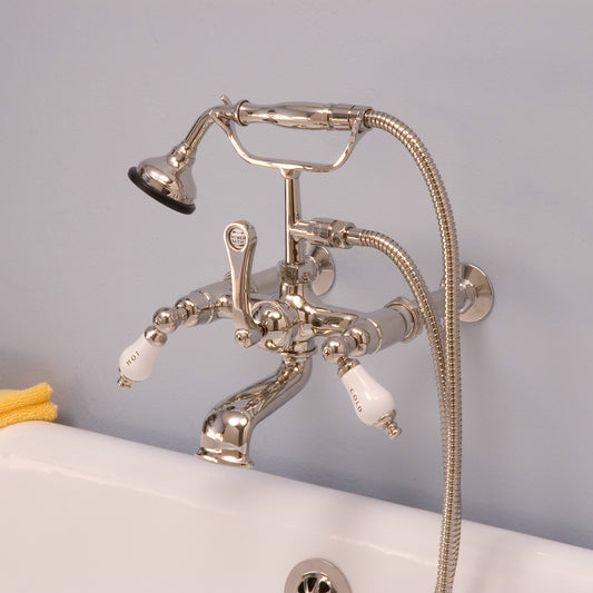 Strom Living British Telephone Lavatory Faucet with Lever Handles and 7" Centers