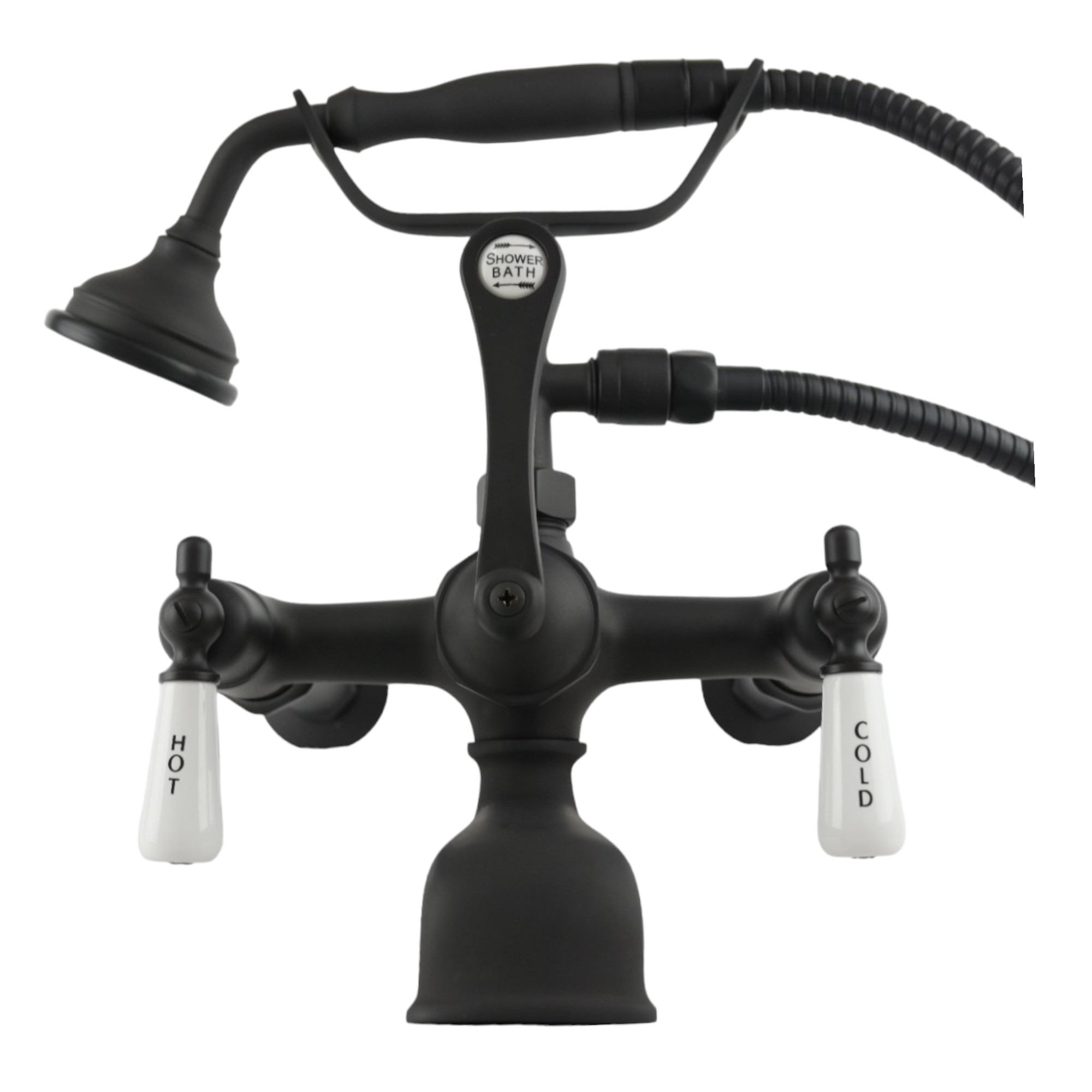 Telephone Wall Mount Lav Faucet w/ Handheld P0790 | Strom Living - Tub Fillers