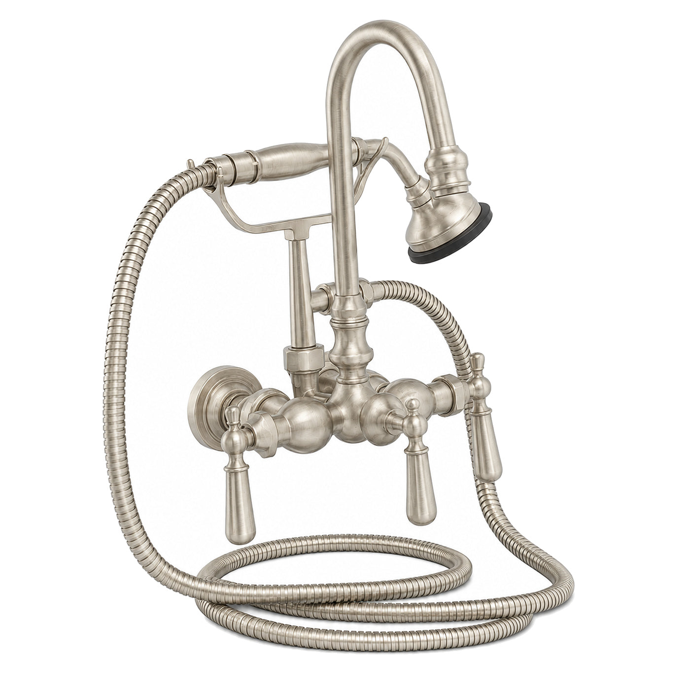 Tub Mount Gooseneck Faucet with Handheld P0793 | Strom Living - Tub Fillers
