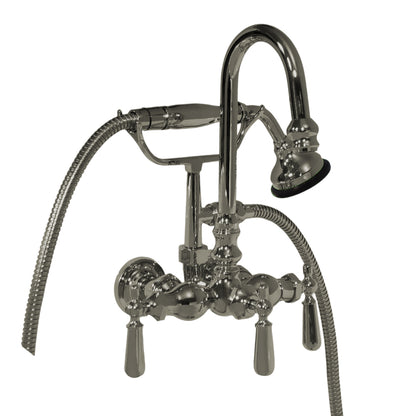 Strom Living Tub Faucet with Diverter and Handheld Shower and Gooseneck Spout