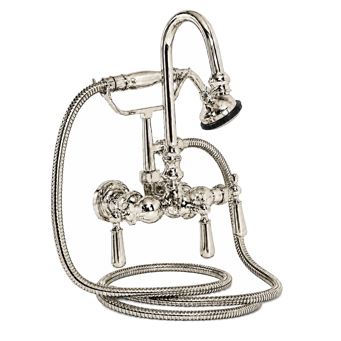 Tub Mount Gooseneck Faucet with Handheld P0793 | Strom Living - Tub Fillers