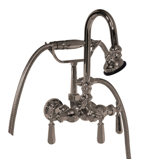 Strom Living Tub Faucet with Diverter and Handheld Shower and Gooseneck Spout