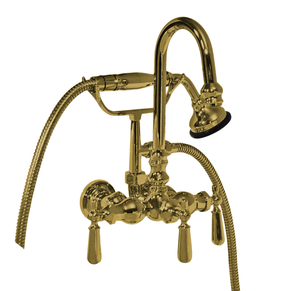 Tub Mount Gooseneck Faucet with Handheld P0793 | Strom Living