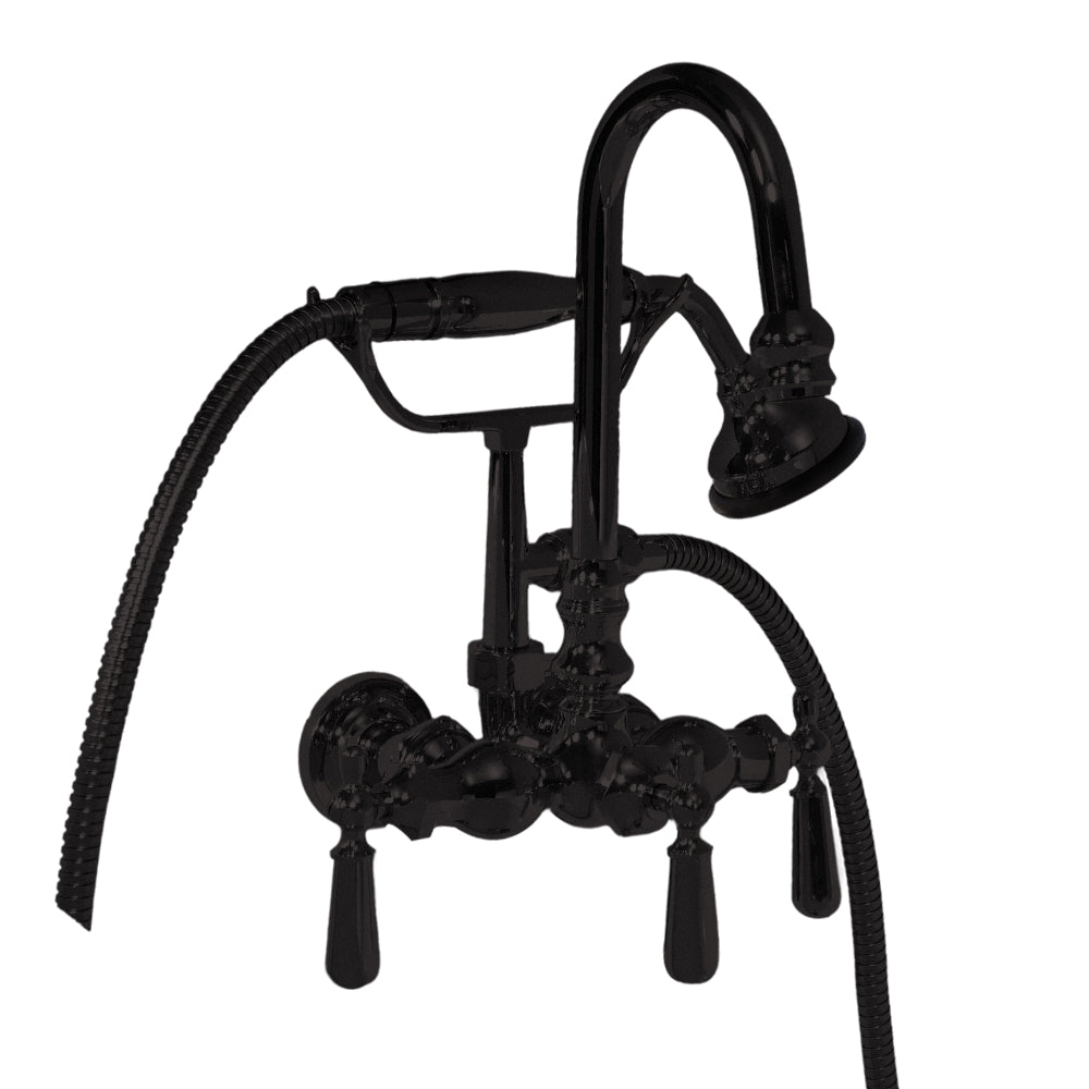 Tub Mount Gooseneck Faucet with Handheld P0793 | Strom Living