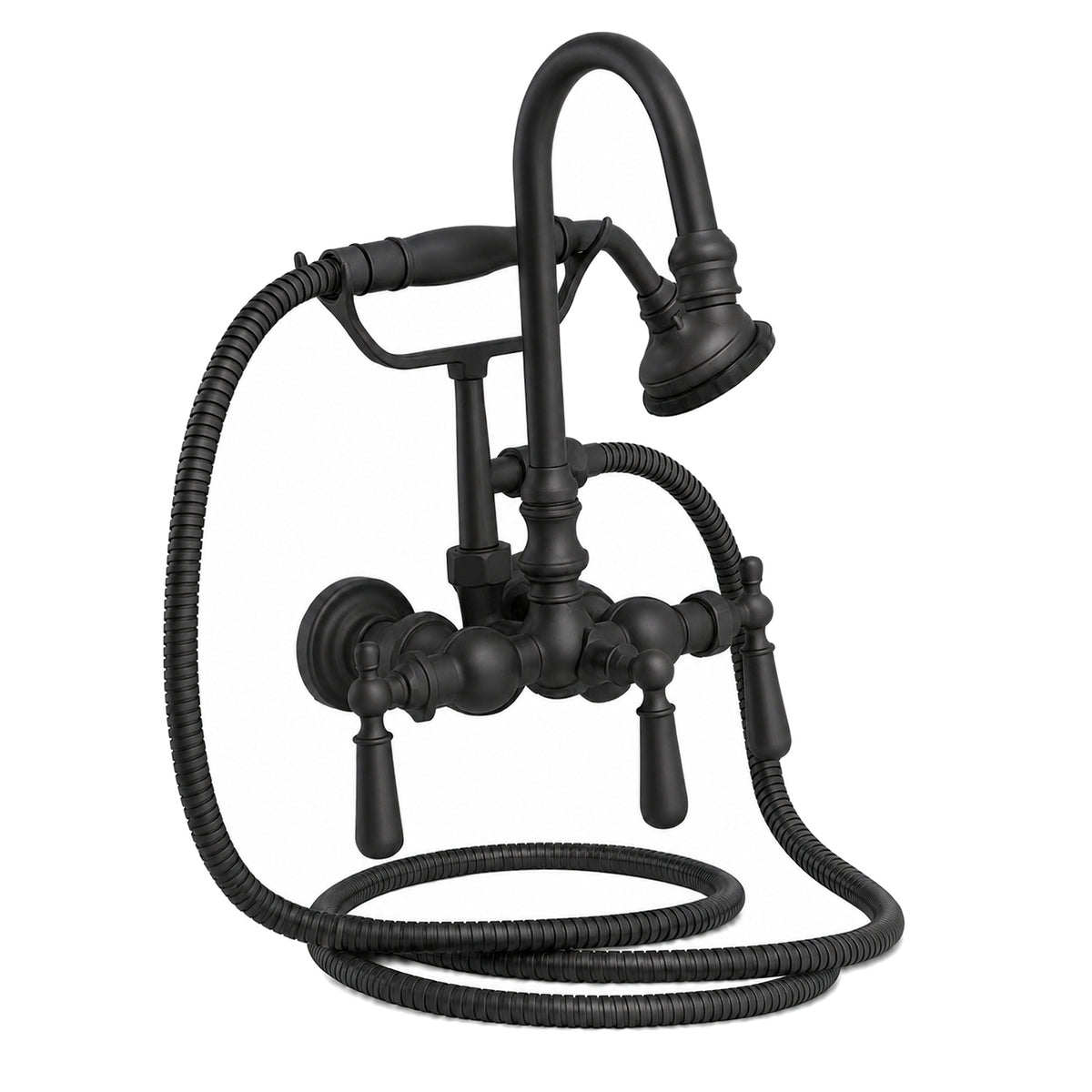 Tub Mount Gooseneck Faucet with Handheld P0793 | Strom Living - Tub Fillers