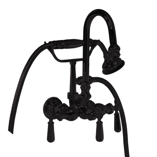 Strom Living Tub Faucet with Diverter and Handheld Shower and Gooseneck Spout