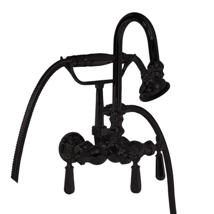 Strom Living Tub Faucet with Diverter and Handheld Shower and Gooseneck Spout