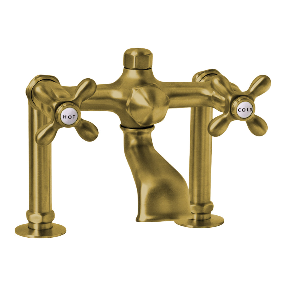 Deck Mount Tub Faucet Cross Handles P0802 | Strom Living