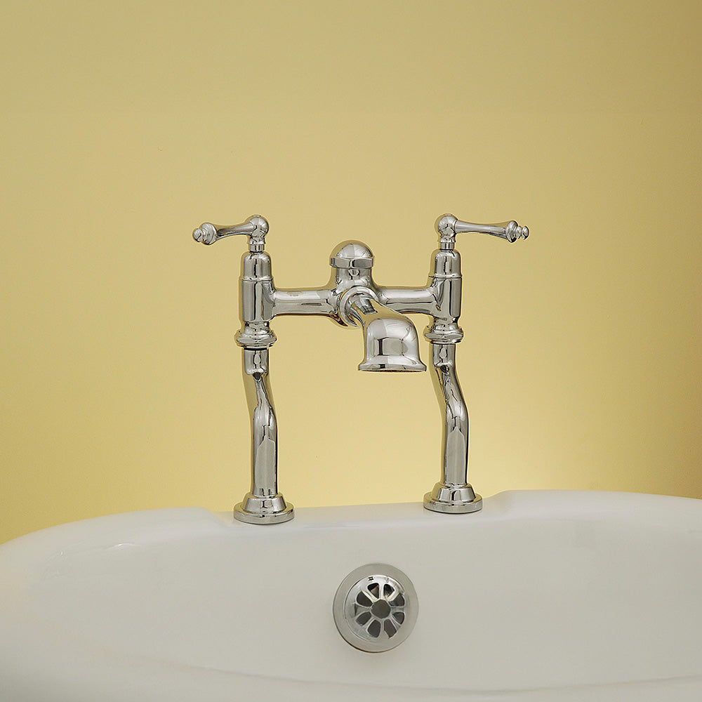 Offset Deck Mount Tub Faucet with Straight Spout P0803 | Strom Living - Tub Fillers