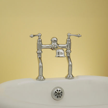 Strom Living British Telephone Tub Faucet with Adjustable Centers and Handles