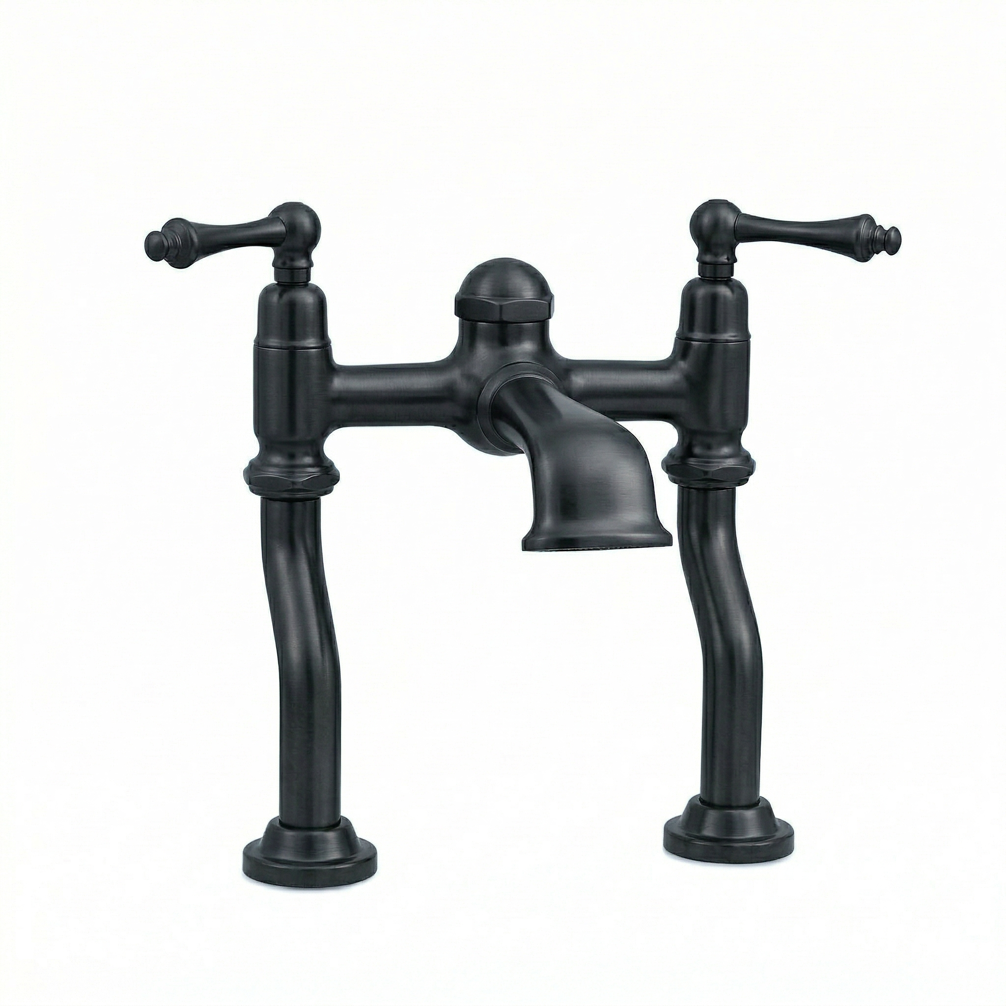 Offset Deck Mount Tub Faucet with Straight Spout P0803 | Strom Living Oil Rubbed Bronze - Tub Fillers