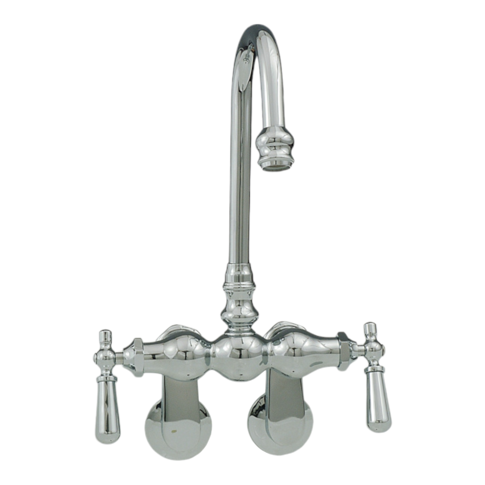 Tub Faucet with Adjustable Centers, Handles and Gooseneck Spout P0804 | Strom Living