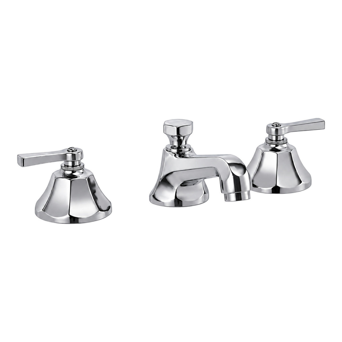 Mississippi Deck Mount Widespread Lavatory Faucet P0805 in Chrome
