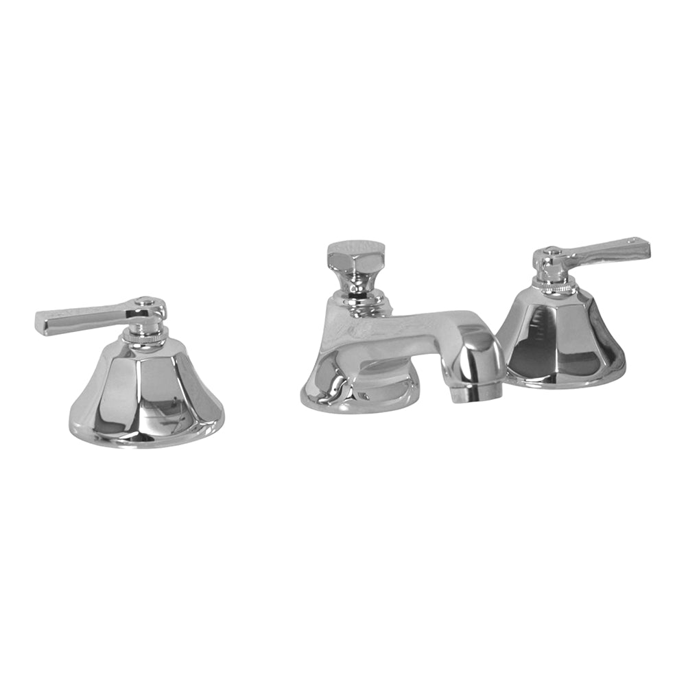 Strom Living Mississippi Sink Faucet with Lever Handles, Valves and Spout Extension