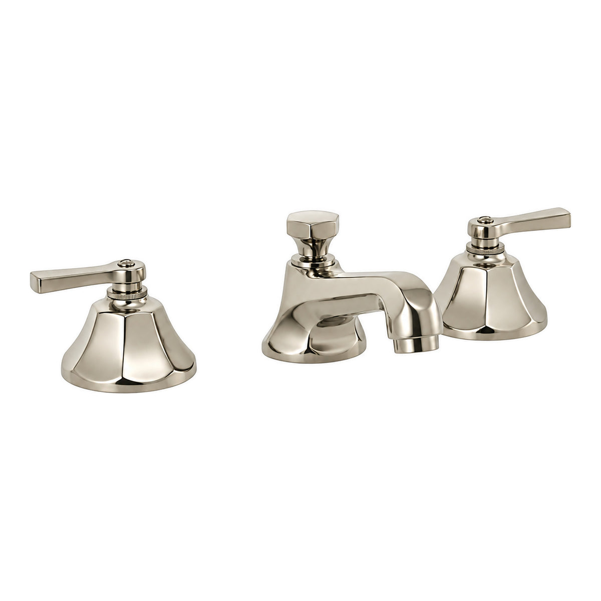 Mississippi Deck Mount Widespread Lavatory Faucet P0805 in Polished Nickel