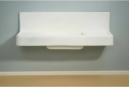 Strom Living P0812 The Clarion, 60" Cast Iron Farmhouse Sink with Drainboard Sink