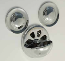 Strom Living Tub Hole Covers Pair with 2 3/8" Diameter