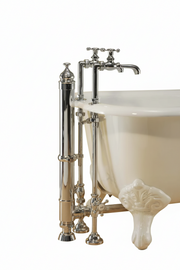Tub Filler with Cross Handle and Deck Mount P0819 | Strom Living