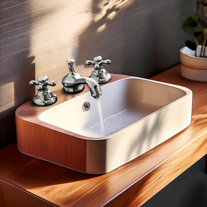 Strom Living Sacramento Widespread Lavatory Faucet Set with Cross Handles and Pop-up Drain