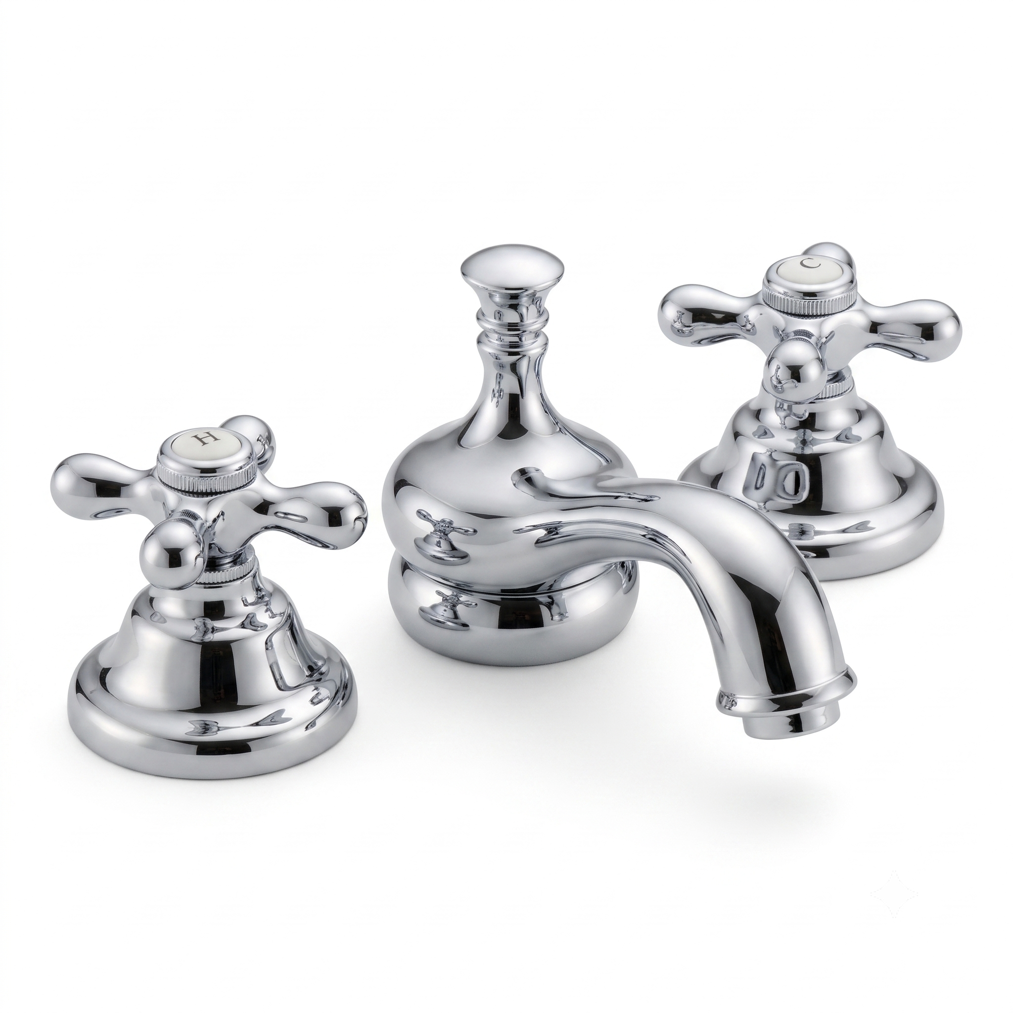 Sacramento Widespread Lavatory Faucet P0820 | Strom Living Chrome - Bathroom Faucets