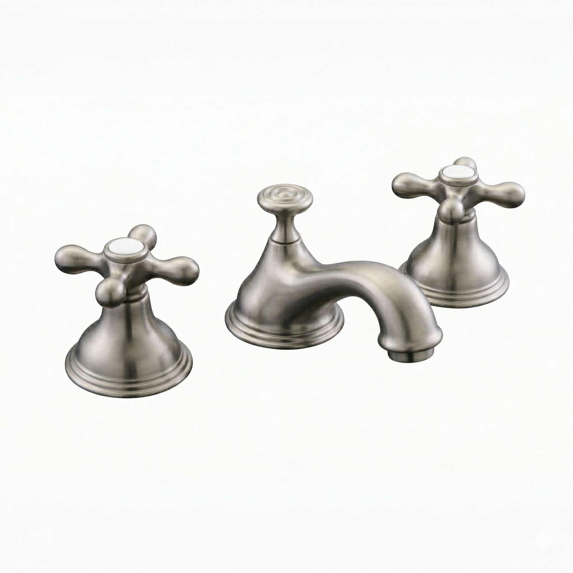 Sacramento Widespread Lavatory Faucet P0820 | Strom Living Matte Nickel - Bathroom Faucets