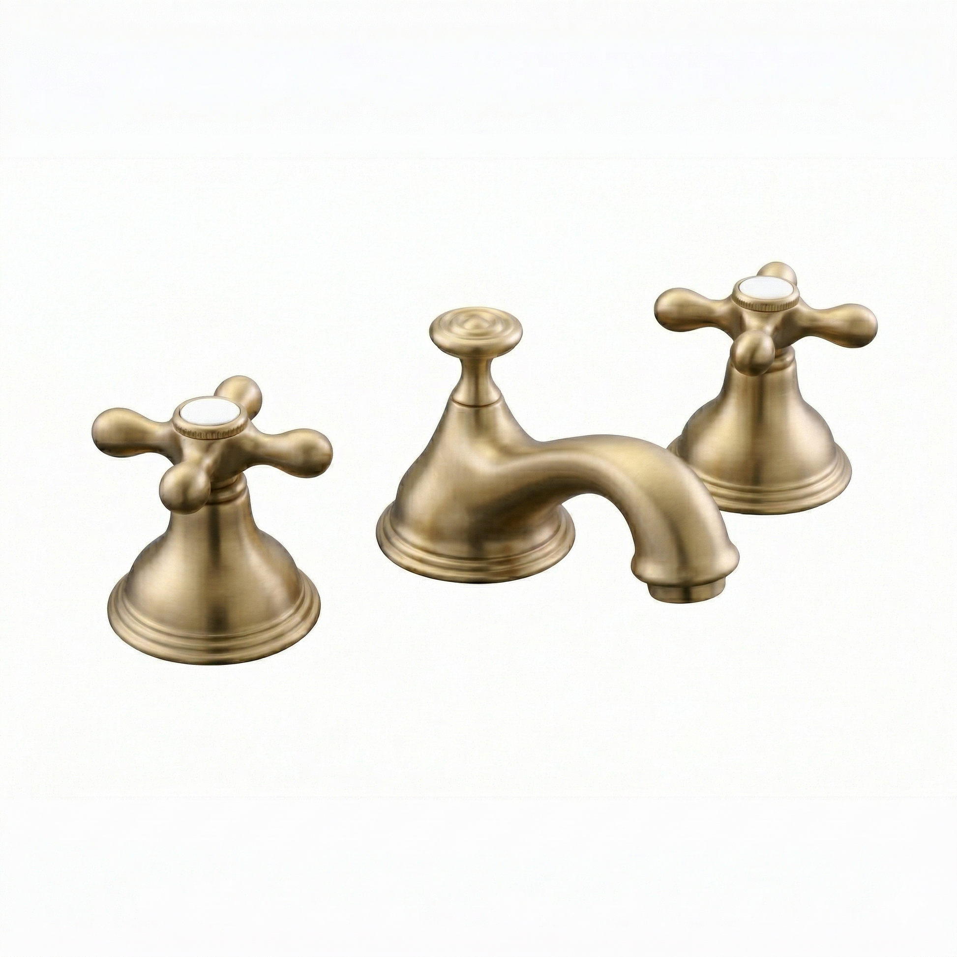 Sacramento Widespread Lavatory Faucet P0820 | Strom Living Raw Brass - Bathroom Faucets