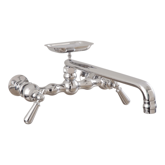 Strom Living Columbia Kitchen Faucet with Wall Mount Coupler Pair and Soap Dish