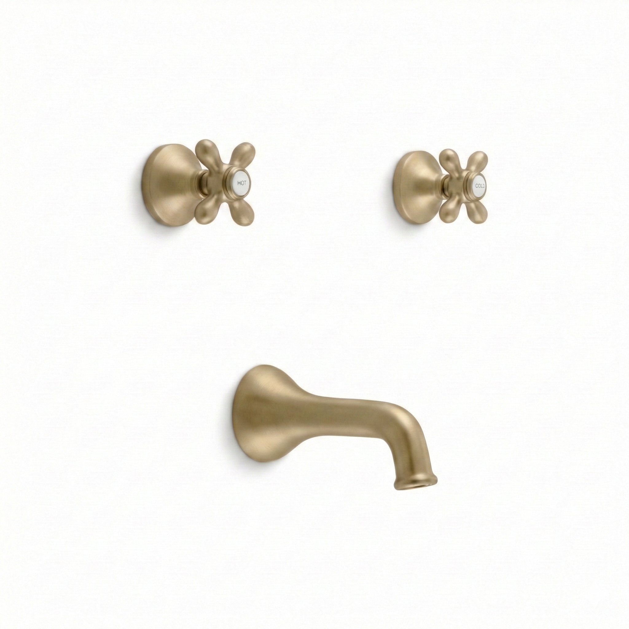 Sacramento In-Wall Tub Filler Set P0845 | Strom Living Raw Brass - Showers